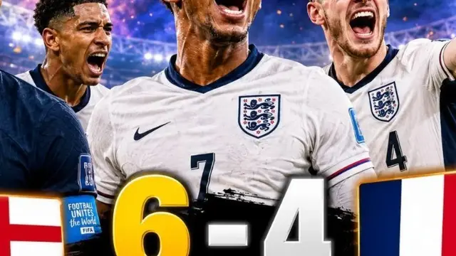 Dominasi Total Inggris! Prancis Tertinggal 4-0 di Babak Pertama